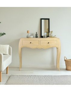 Console en bois massif...