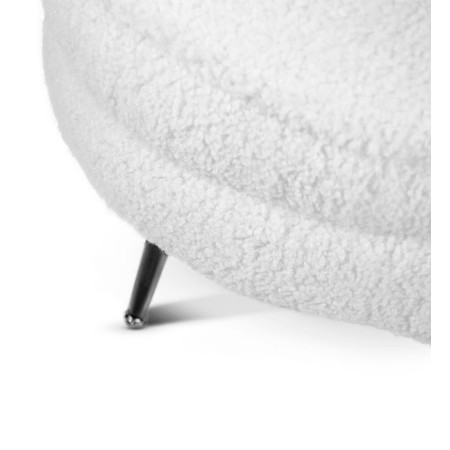 Canapé banquette forme haricot tissu...