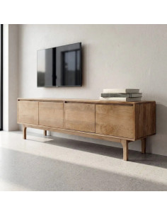 Grand meuble TV 180 cm bois...
