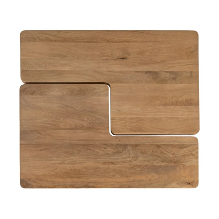 Lot de 2 tables basses modulables en... Lot de 2 tables basses modulables en...