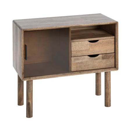 Meuble pour vinyles avec deux tiroirs Meuble pour vinyles avec deux tiroirs