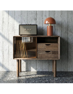 Meuble pour vinyles avec...