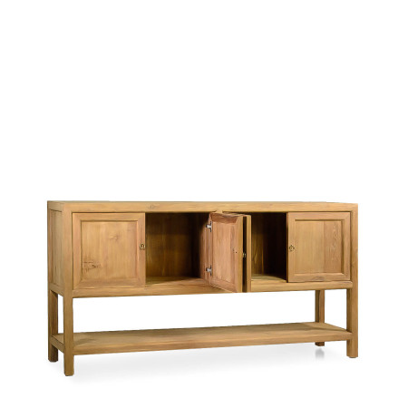 Buffet quatre portes avec étagère en...