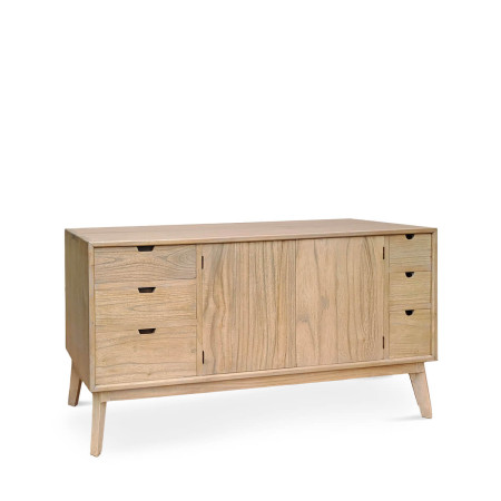Buffet scandinave bois massif de mindi