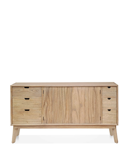 Buffet scandinave bois massif de mindi