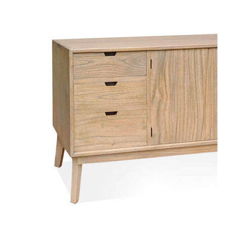 Buffet scandinave bois massif de mindi