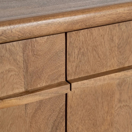 Bahut arrondi en bois massif de...