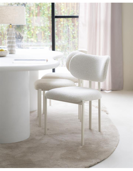 Chaise design en tissu Daybreak (lot de 2)