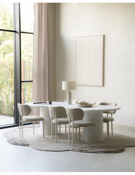 Chaise design en tissu Daybreak (lot de 2)