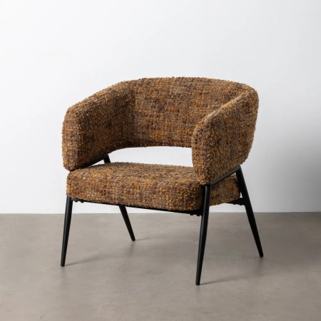 Lot de 2 fauteuils bas en tissu...