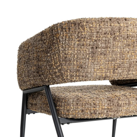 Lot de 2 fauteuils bas en tissu...