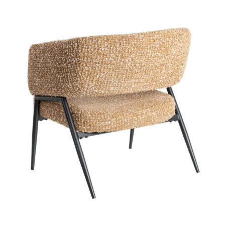 Lot de 2 fauteuils bas en tissu...