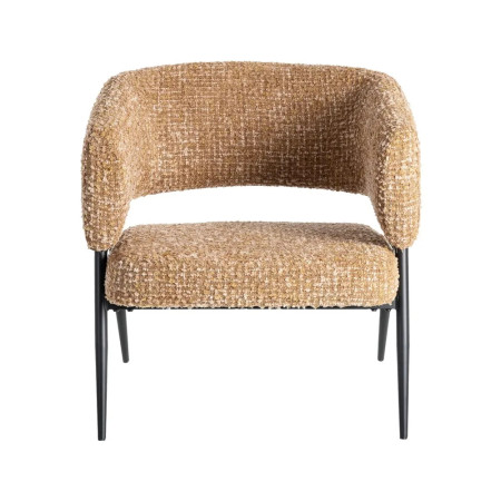 Lot de 2 fauteuils bas en tissu...