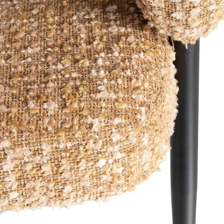 Lot de 2 fauteuils bas en tissu...