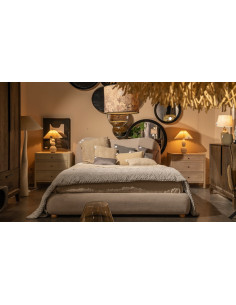 Lit design matelassé en... 2