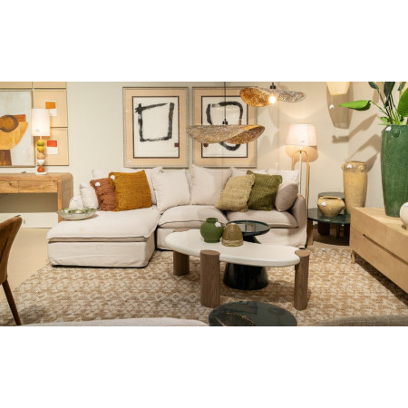 Table de salon style organique forme...