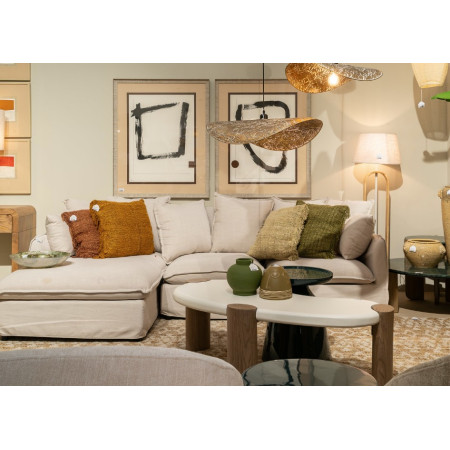 Table de salon style organique forme...