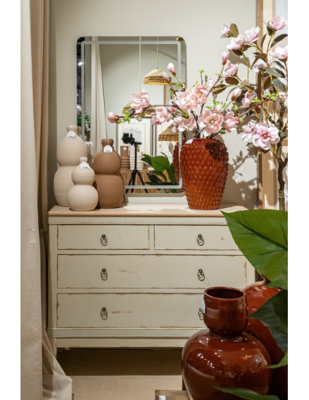 Commode Shabby chic quatre tiroirs