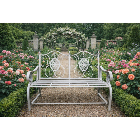 Banc en métal deux places