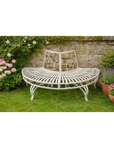 Banc demi-tour d'arbre en...