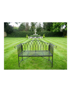 Banc métallique 2 places