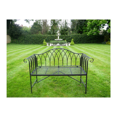 Banc métallique 2 places