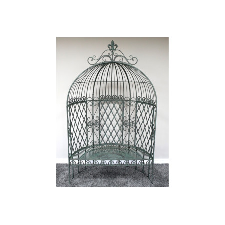 Banc de jardin demi arche style antique