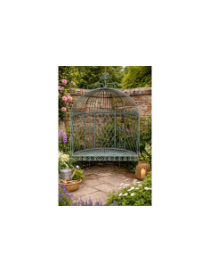 Banc de jardin demi arche...