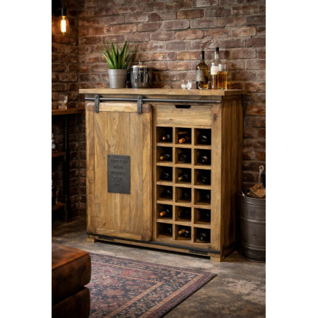 Buffet meuble à vin avec porte...
