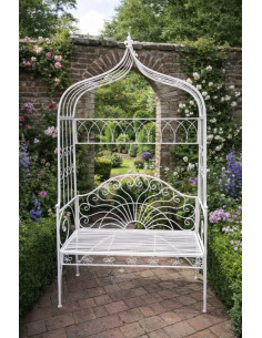 Banc de jardin avec arche...
