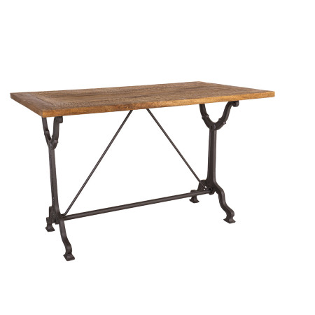 Table bistrot rectangle en manguier...