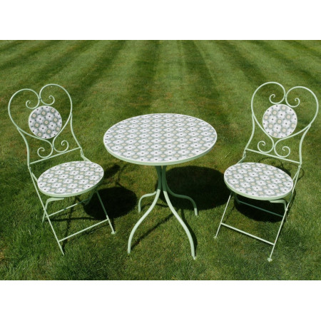 Ensemble de jardin en métal et...