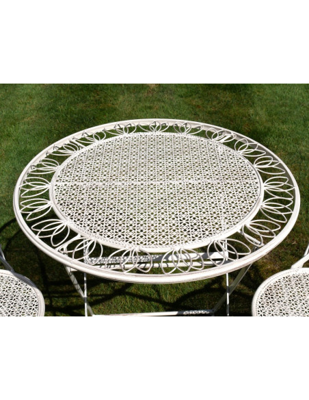 Set de jardin avec deux chaises pliantes Portofino