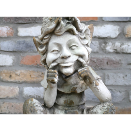 Statue de jardin ELF assis décoratif...