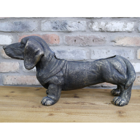 Chien Teckel Décoratif – Jardinière...