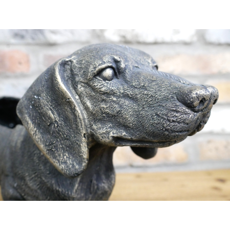Chien Teckel Décoratif – Jardinière...