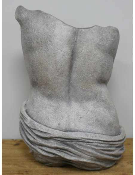 Buste Féminin Artistique – Jardinière Décorative en MGO (50 cm)