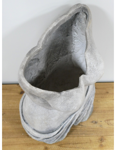 Buste Féminin Artistique – Jardinière Décorative en MGO (50 cm)