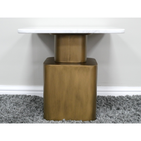 Table d’appoint design plateau marbre...