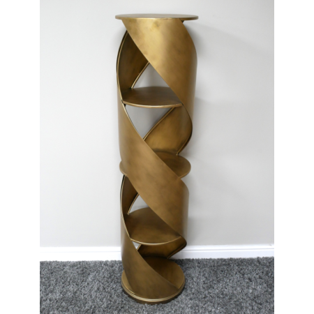 Bibliothèque colonne design torsadée...