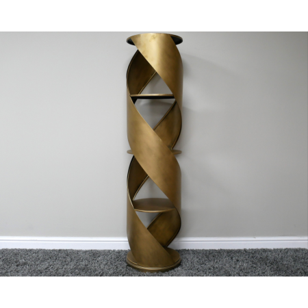 Bibliothèque colonne design torsadée...