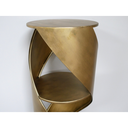 Bibliothèque colonne design torsadée...