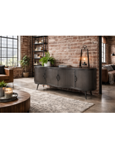 Meuble TV industriel en...