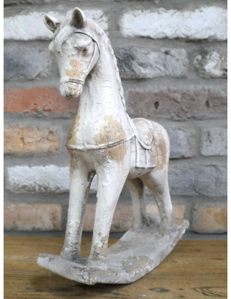 Cheval à bascule artistique décoratif en MGO