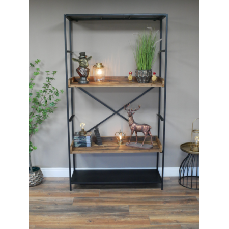 Étagère industrielle bois et métal...