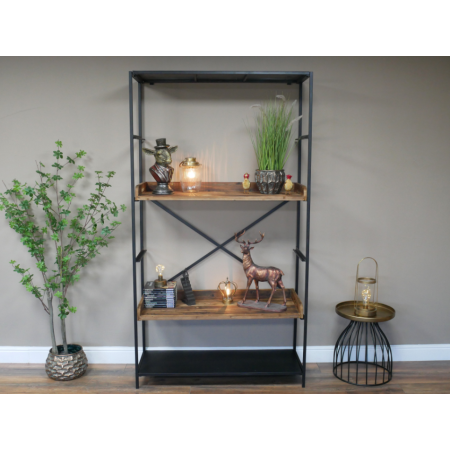 Étagère industrielle bois et métal...