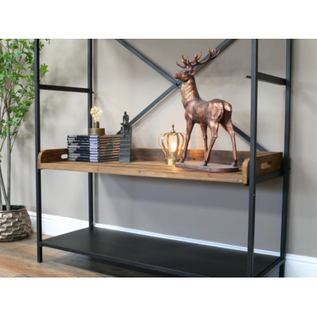 Étagère industrielle bois et métal...