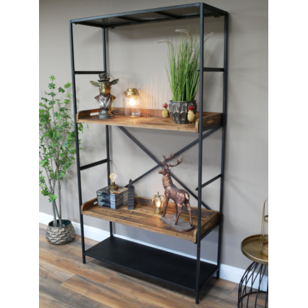 Étagère industrielle bois et métal...