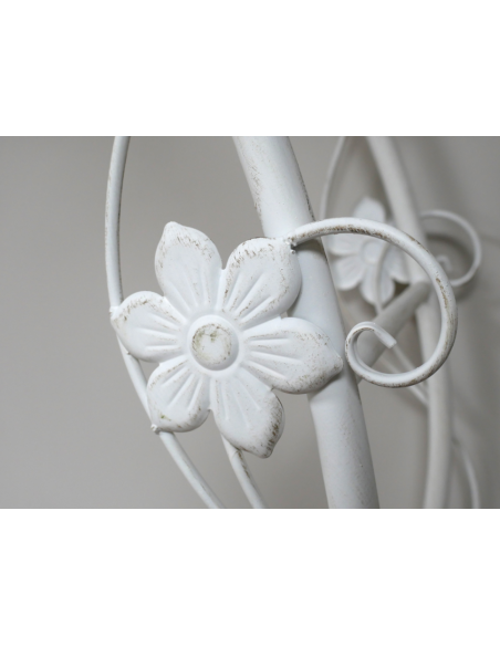 Banc Cœur Romantique en Métal – Love Heart Bench pour Mariage