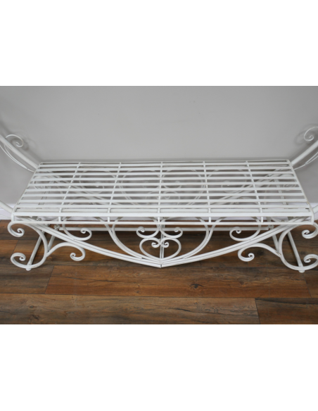 Banc Cœur Romantique en Métal – Love Heart Bench pour Mariage